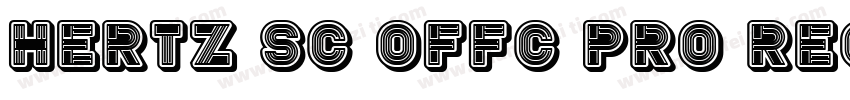 Hertz SC Offc Pro Regular字体转换